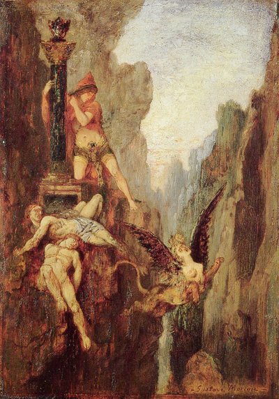 The Sphinx Defeated by Gustave Moreau